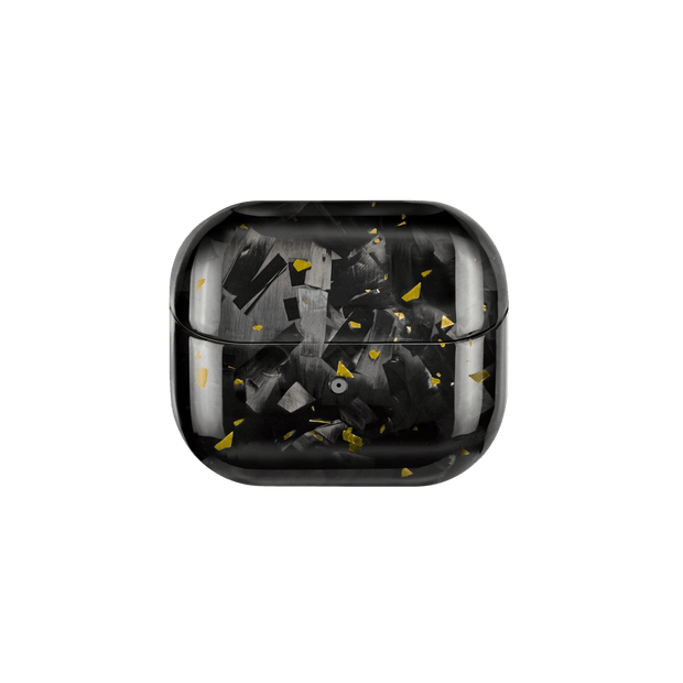 Gold Fragment | Forged Carbon Fiber | Galaxy Buds Case - Pristine Carbon