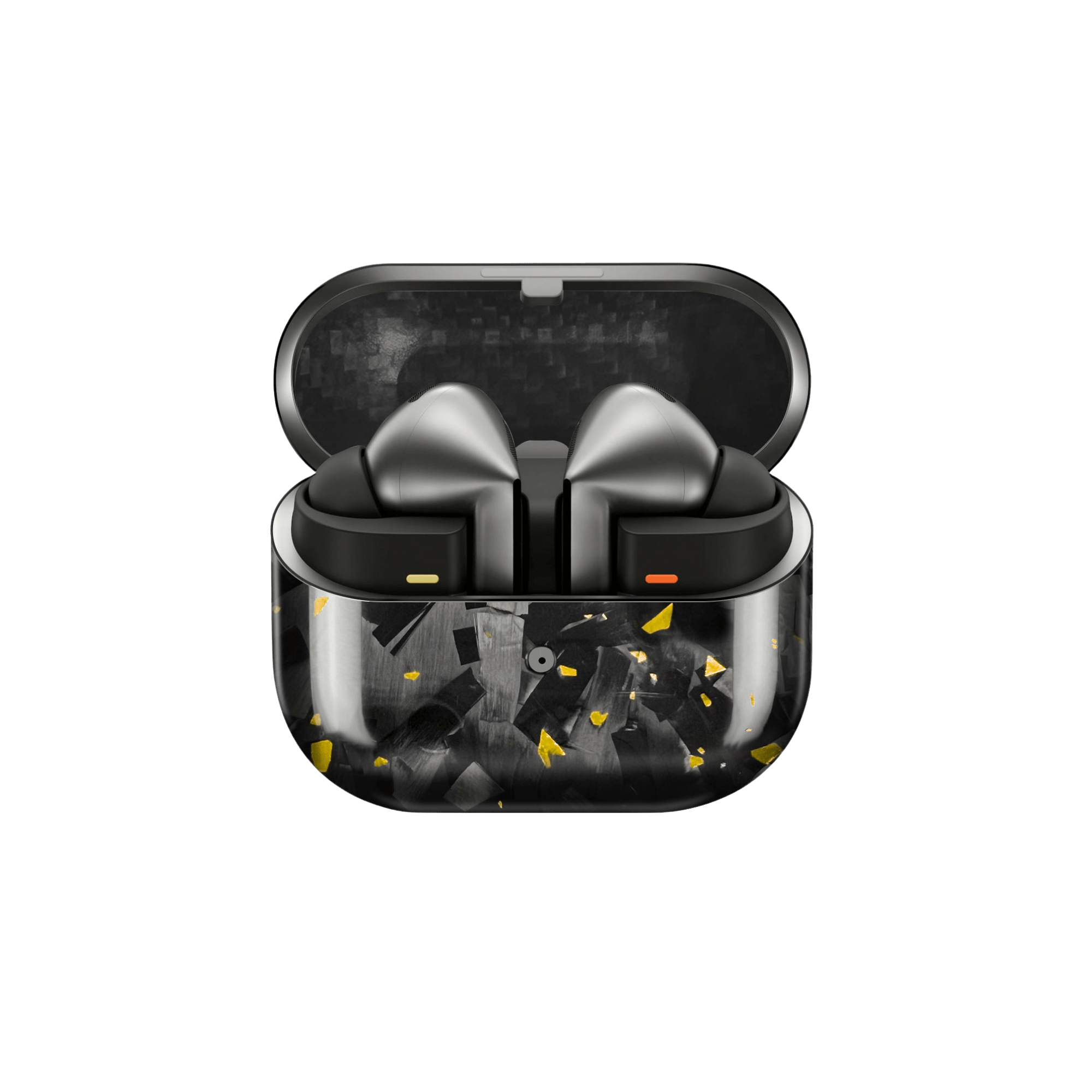 Gold Fragment | Forged Carbon Fiber | Galaxy Buds Case - Pristine Carbon