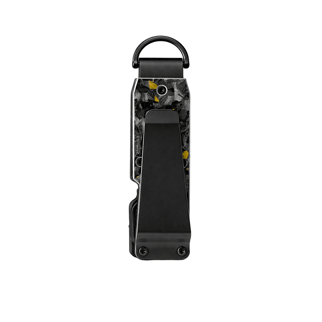 Gold Fragment | Forged Carbon Fiber | Key Case - Pristine Carbon