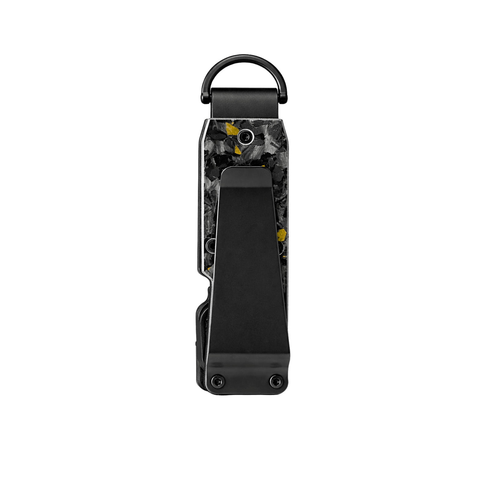 Gold Fragment | Forged Carbon Fiber | Key Case - Pristine Carbon