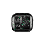 Green Fragment | Forged Carbon Fiber | Galaxy Buds Case - Pristine Carbon
