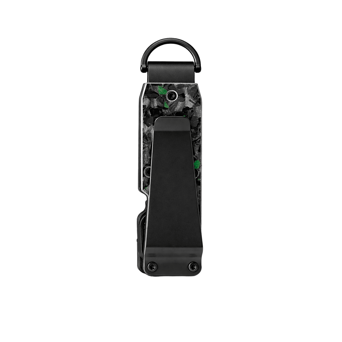Green Fragment | Forged Carbon Fiber | Key Case - Pristine Carbon
