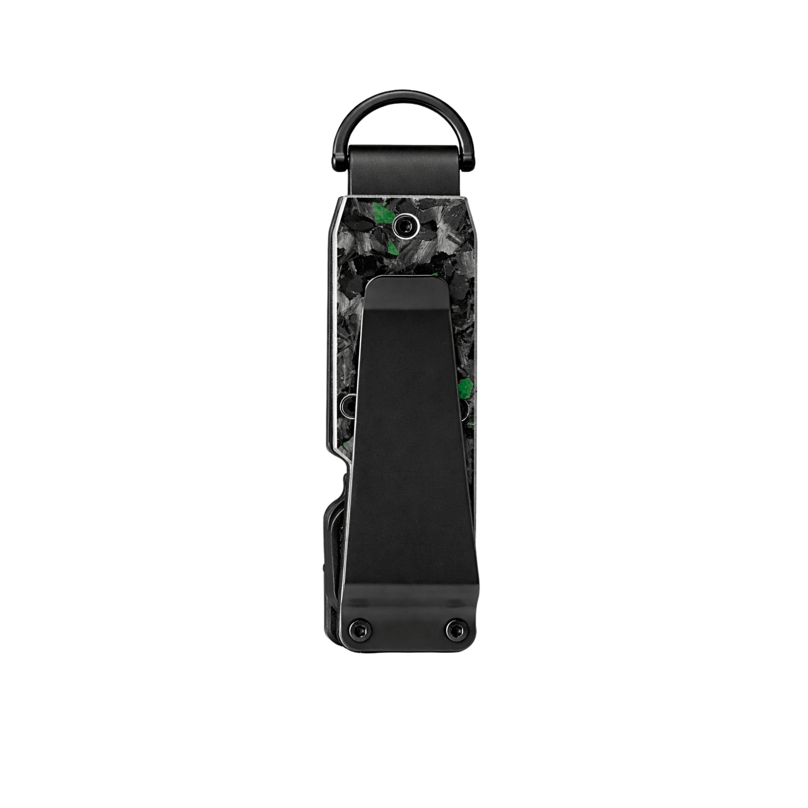 Green Fragment | Forged Carbon Fiber | Key Case - Pristine Carbon