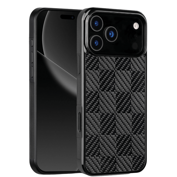 Grid Carbon Fiber iPhone Case - Pristine Carbon