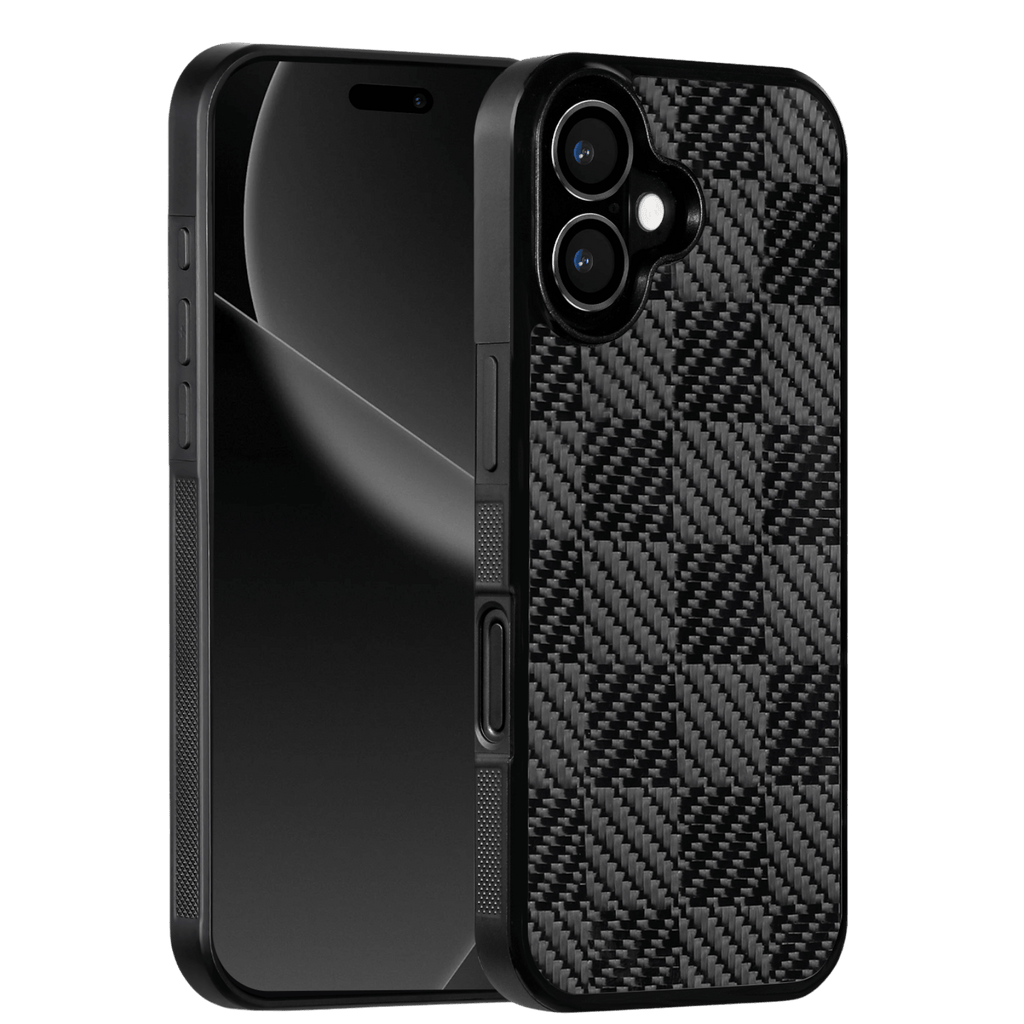 Grid Carbon Fiber iPhone Case - Pristine Carbon