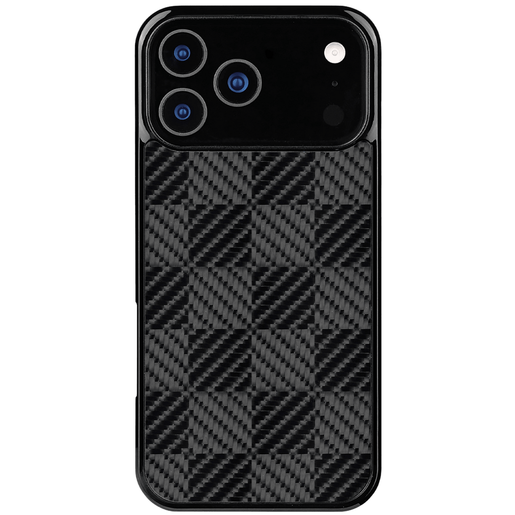 Grid Carbon Fiber iPhone Case - Pristine Carbon