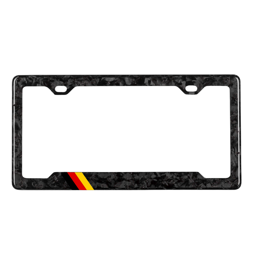 German Style Forged Carbon Fiber Plate Frame