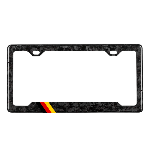 German Style Forged Carbon Fiber Plate Frame