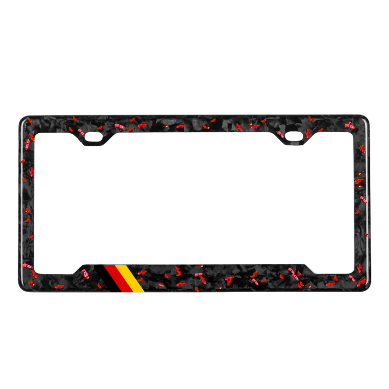 German Style Forged Carbon Fiber Plate Frame