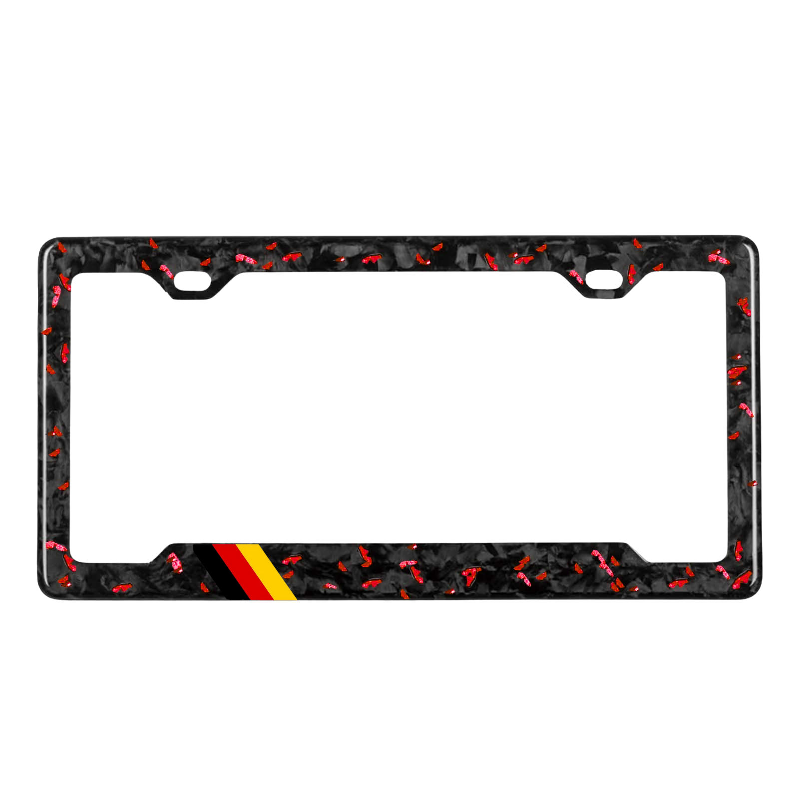 German Style Forged Carbon Fiber Plate Frame