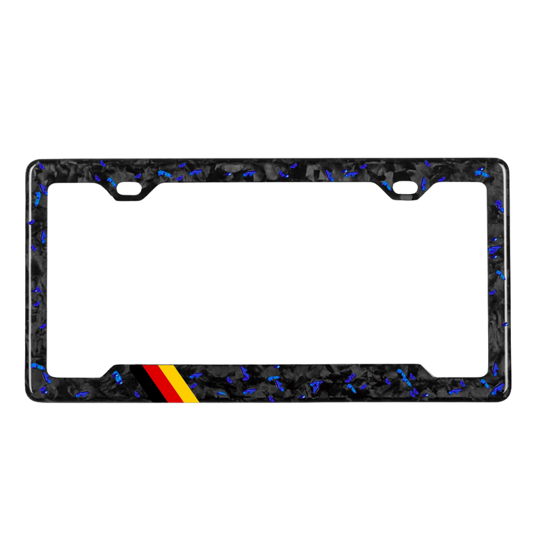 German Style Forged Carbon Fiber Plate Frame