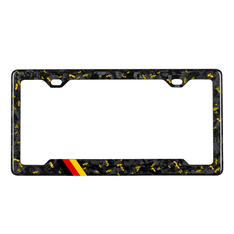 German Style Forged Carbon Fiber Plate Frame