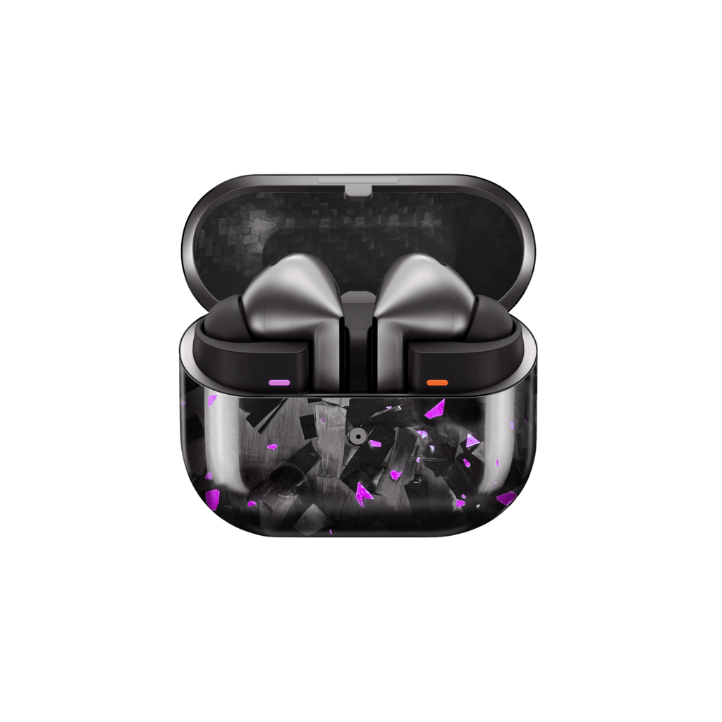 Purple Fragment | Forged Carbon Fiber | Galaxy Buds Case - Pristine Carbon