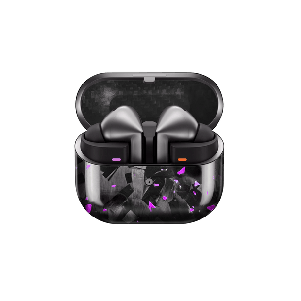 Purple Fragment | Forged Carbon Fiber | Galaxy Buds Case - Pristine Carbon