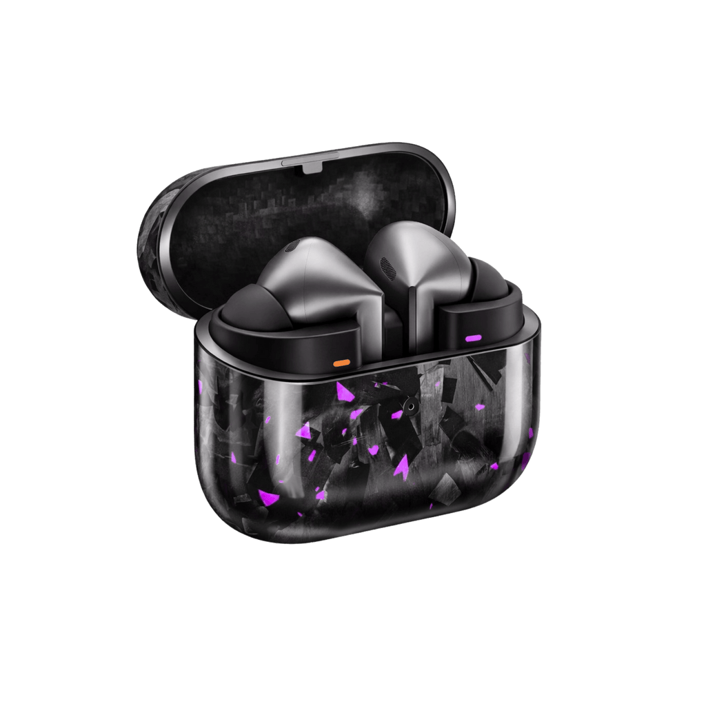 Purple Fragment | Forged Carbon Fiber | Galaxy Buds Case - Pristine Carbon