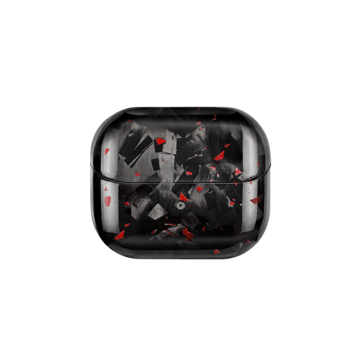 Red Fragment | Forged Carbon Fiber | Galaxy Buds Case - Pristine Carbon